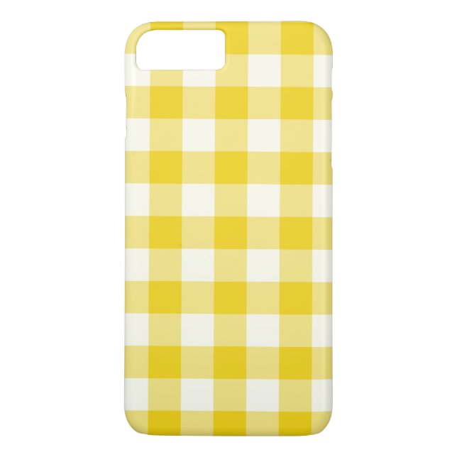 Coques Case-Mate iPhone Cas plus de l'iPhone 7 jaune citron de guingan (Dos)