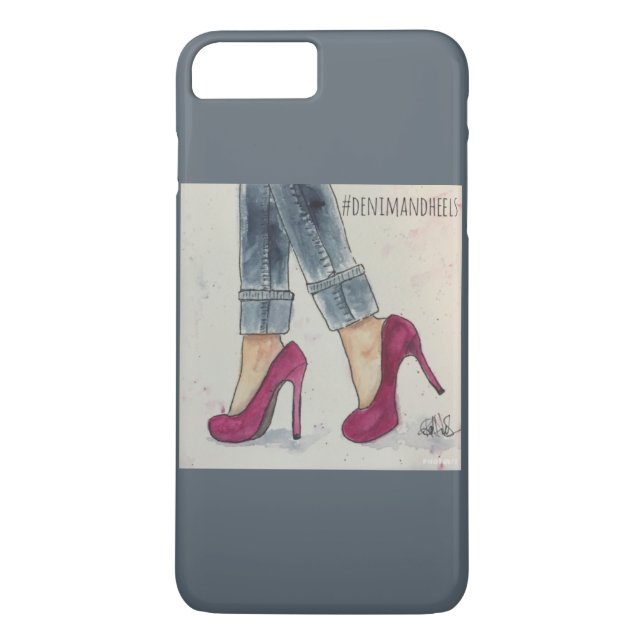 Coques Case-Mate iPhone Cas plus de téléphone de l'iPhone 7 de denim et de (Dos)