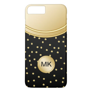Coque Case-Mate Pour iPhone Cas professionnels de monogramme d'or de dames