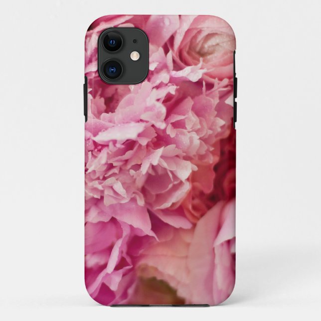 Coques Case-Mate iPhone Cas rose de pivoine (Dos)