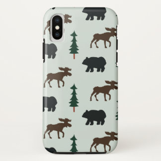 Case-Mate iPhone Case Cas rustique de téléphone d'orignaux d'ours