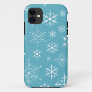 Etui iPhone Case-Mate Cas scintillant de téléphone de flocons de neige