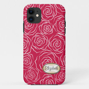 Coque Case-Mate iPhone Cas stylisé de l'iPhone 5 du motif de roseraie