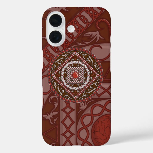 Coques Case-Mate iPhone Cas téléphonique Coque-Mate Aries Mandala (Verso)