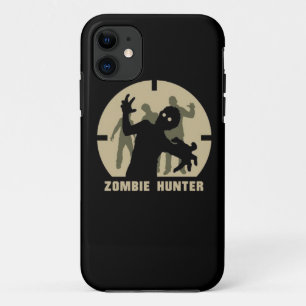 Coque iPhone 11 cas téléphonique de chasseur zombie