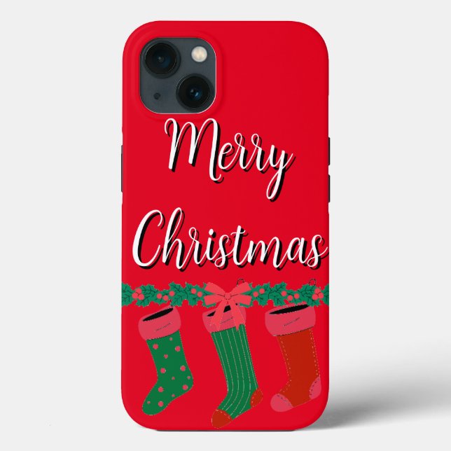 COQUES Case-Mate iPhone CAS TÉLÉPHONIQUE DE NOËL (Verso)