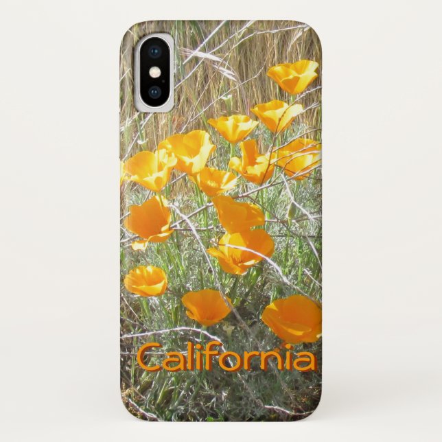 Coques Case-Mate iPhone Cas téléphonique - Poppies de Californie dans le c (Dos)