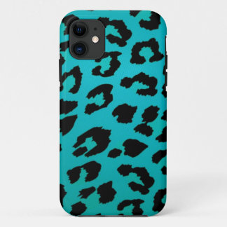 Coque Case-Mate iPhone Cas turquoise impertinent de poster de animal de
