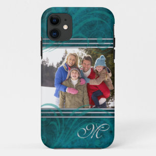 Coque Case-Mate iPhone Cas turquoise sensationnel d'Iphone cinq de photo