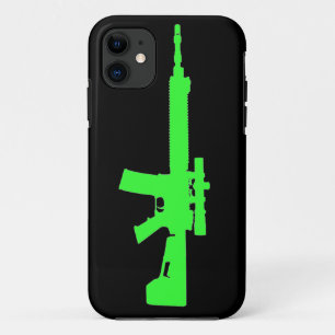 Coque Case-Mate Pour iPhone Cas universel de l'iPhone AR-15 5 de zombi verts