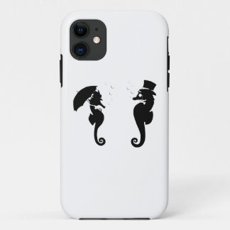 Coque iPhone 11 Cas victorien de l'iPhone 5 d'hippocampes