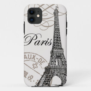 Coque iPhone 11 Cas vintage de l'iphone 5 de Paris…