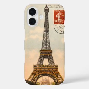 Coque Pour iPhone 16 Cas vintage de l'iPhone 7 de Tour Eiffel