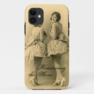 Etui iPhone Case-Mate Cas vintage d'iPhone de ballerines à peine là