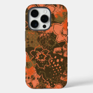 Coque iPhone 16 Pro Cas vintage floral de l'iPhone 5 de Casemate de Da