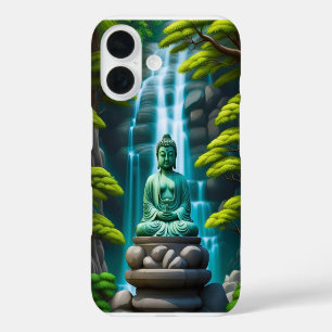 Coque Pour iPhone 16 Cascade Bouddha