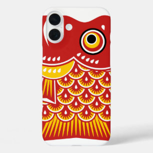 Coque Pour iPhone 16 Plus Cascade de poisson japonais Koinobori