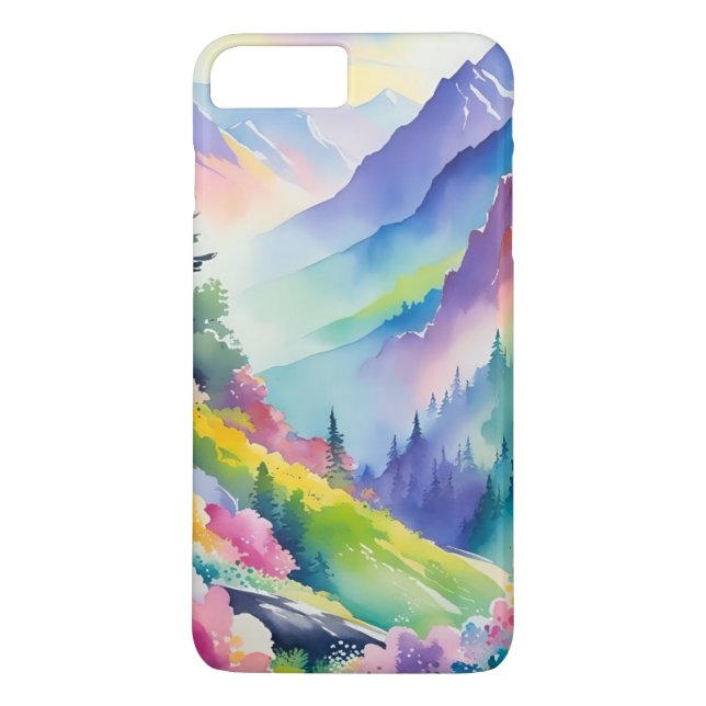 Coques Case-Mate iPhone cascade montain&rainbow (Dos)