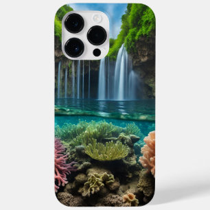 Coque Case-Mate iPhone Cascade tropicale colorée