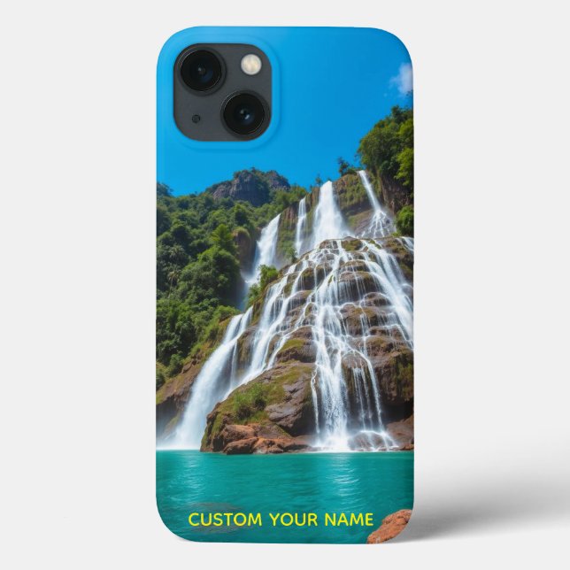 Coques Case-Mate iPhone "Cascade Tropicale – La puissance de la nature dan (Verso)