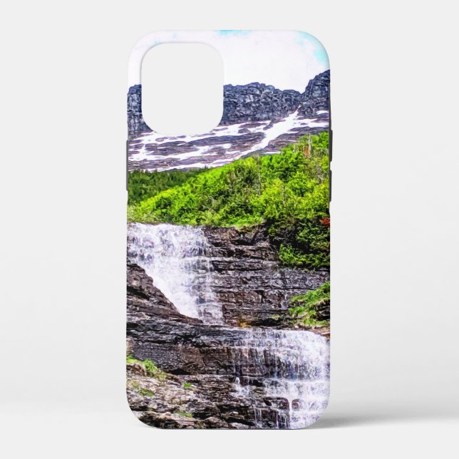 Coques Case-Mate iPhone Cascades de fonte glaciaire se précipitent au larg (Verso)