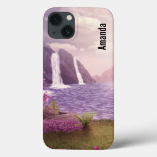 Case-Mate iPhone Case Cascades et cerisiers autour d'un lac