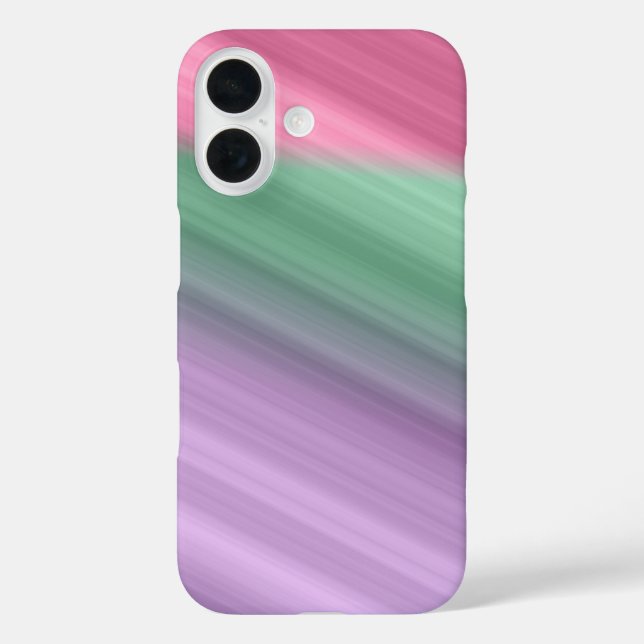 Coques Case-Mate iPhone Case mate iPhone 16 couvre les lignes diagonales. (Verso)