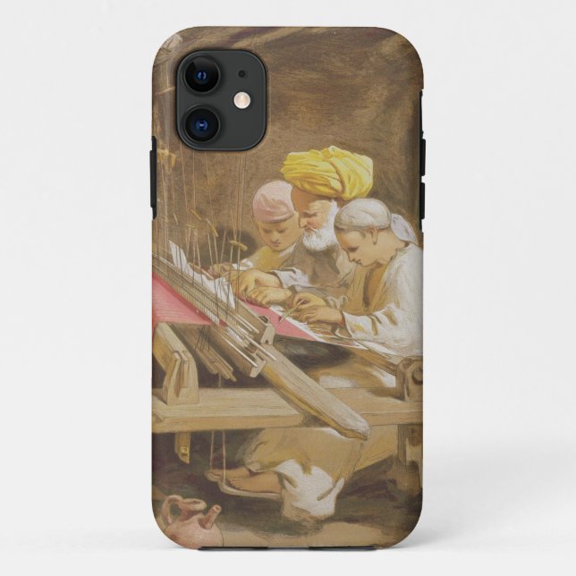 Coques Case-Mate iPhone Cashmere Shawls : Tissage, 1863 (chromolitho) (Dos)