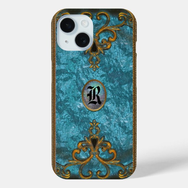 Coques Case-Mate iPhone Cashtra Victorian Jolie fille Monogramme (Verso)