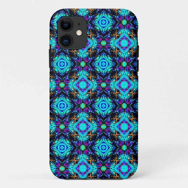 Coques Case-Mate iPhone casque bleu rétro funky i (Dos)
