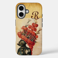 CASQUE DE CHEVALIER ANTIQUE, DRAGONS ET PIEDS ROUG