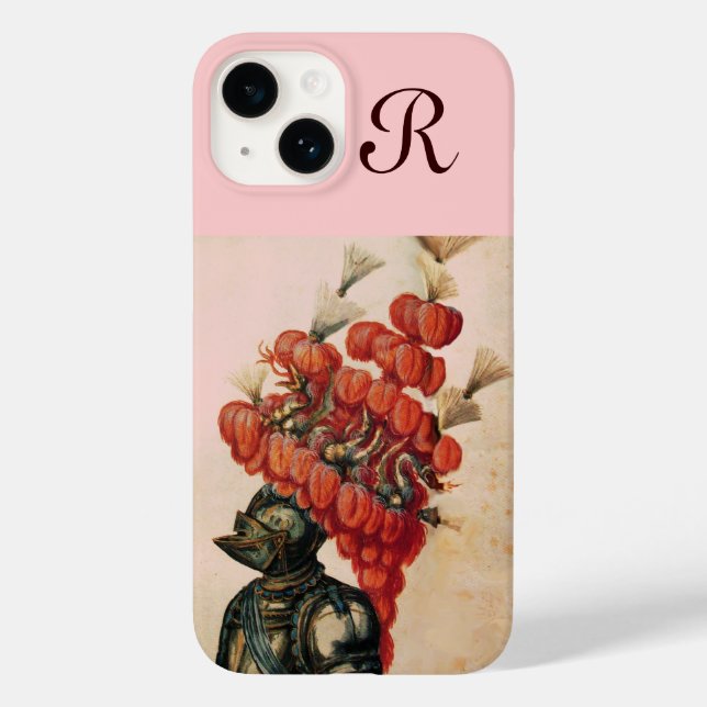 COQUES Case-Mate iPhone CASQUE DE CHEVALIER ANTIQUE, DRAGONS ET PIEDS ROUG (Verso)