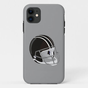 Coque Case-Mate Pour iPhone Casque de Football Argent