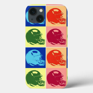 Coque Case-Mate iPhone Casque de football de couleur Pop Art