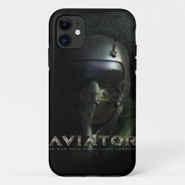 Coques Case-Mate iPhone Casque de Hud de pilote d'avion de chasse (Dos)