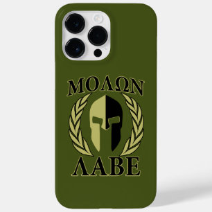Coque Case-Mate iPhone Casque de Spartan Molon Labe Laurier