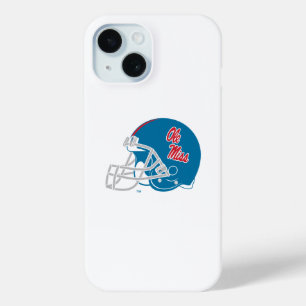 Coque Case-Mate iPhone Casque Ole Miss Football   Bleu clair