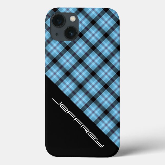 Coques Case-Mate iPhone Casque Plaid/Noir iPhone6, dur, personnalisé (Verso)