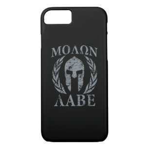 Coque Case-Mate Pour iPhone Casque spartiate Molon Labe Grunge