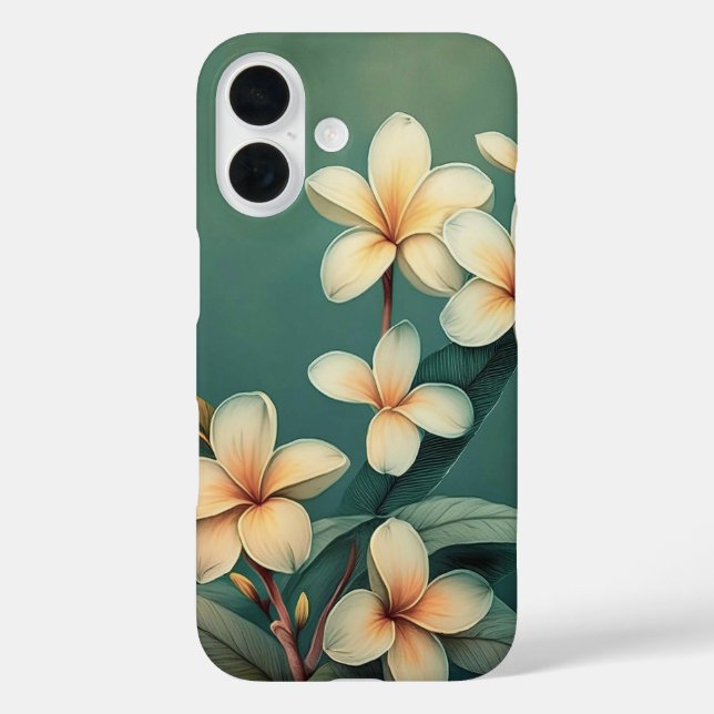 Coques Case-Mate iPhone Casque téléphonique Hawaiian Plumeria Tree (Verso)