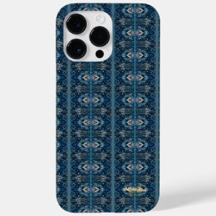 Coque Case-Mate iPhone Casques de téléphone en bande bleue par la poète A