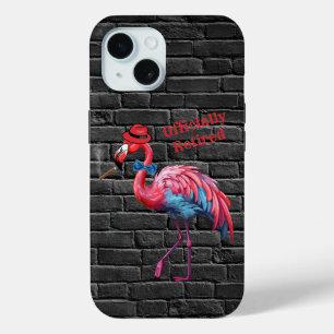 Coque Case-Mate iPhone Casquette de Flamant rose Dapper officiellement à 