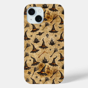 Coque Case-Mate iPhone Casquettes vintages sorcières et Broomsticks Motif
