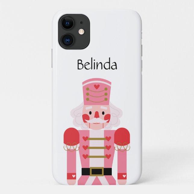Coques Case-Mate iPhone Casse-noisette rose personnalisée (Dos)