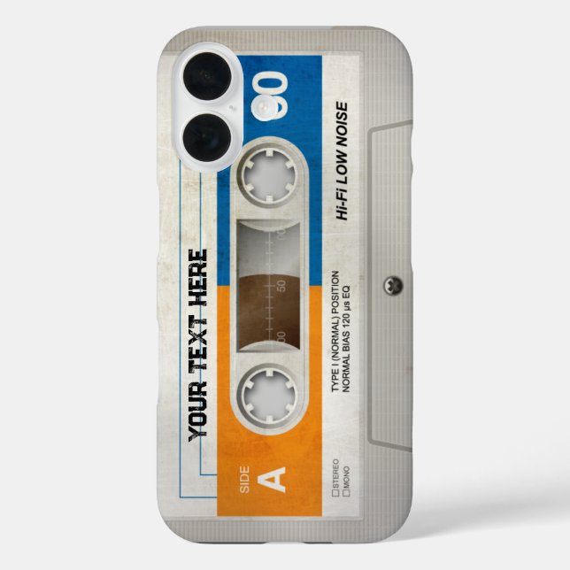 Coques Case-Mate iPhone Cassette audio compacte rétro | DJ Best Gifts (Verso)