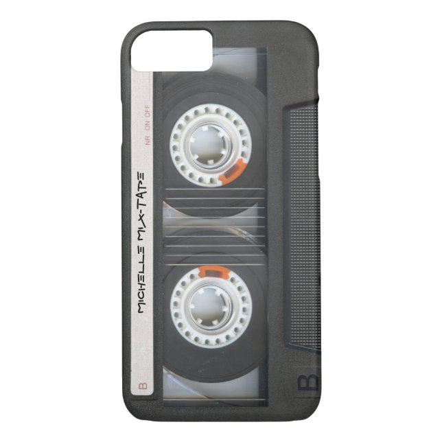 Coques Case-Mate iPhone Cassette faite sur commande Mixtape (Dos)