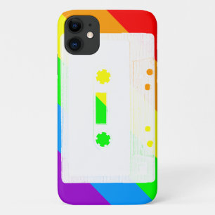 Case-Mate iPhone Case CASSETTE RUBAN ARC-EN-CIEL RÉTRO 80s