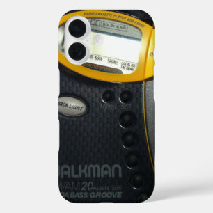 Coque Pour iPhone 16 Cassette Walkman