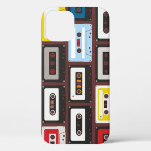 Case-Mate iPhone Case cassettes audio vintages, arrière - plan continu.