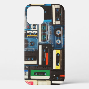 Case-Mate iPhone Case Cassettes rétro : Bleu Arrière - plan Vintage.